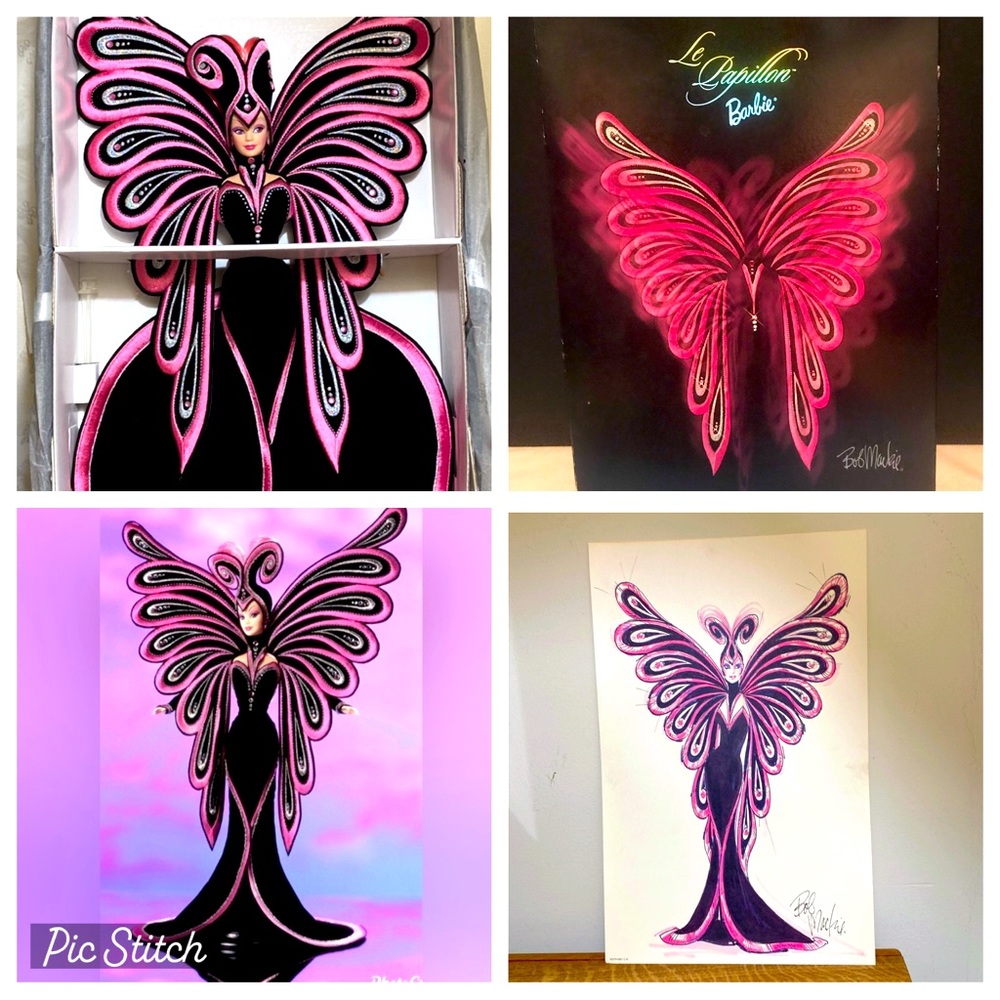 🆕 1999 Le Papillon Barbie By Bob Mackie for FAO Schwarz NEVER REMOVED from box